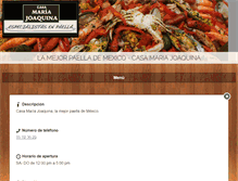 Tablet Screenshot of casamariajoaquina.com